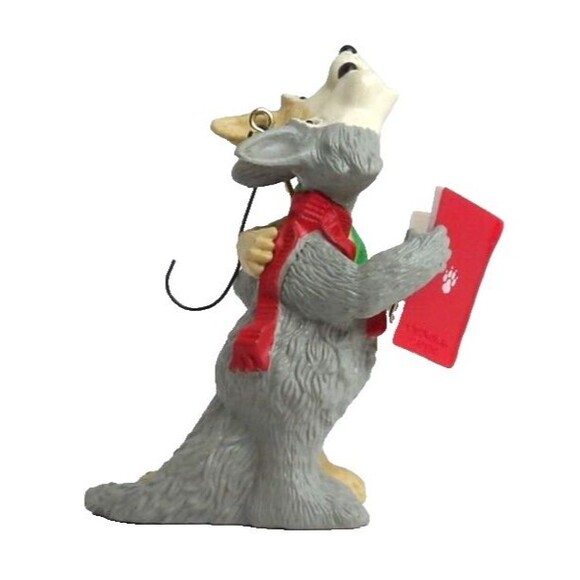 Hallmark Keepsake Christmas Tree Ornament Coyote Carols 1990 Vintage Singing - Picture 4 of 15